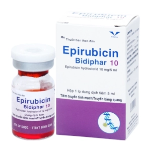 Epirubicin Bidiphar 10 1 lọ x 5ml (Epirubicin hydroclorid)