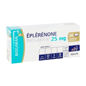 Eplerenone 25mg Biogaran 30 viên (Eplerenone)