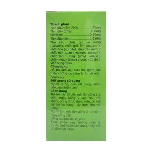Esoca ISO Isopharco 10 vỉ x 10 viên - Hỗ trợ làm dịu cơn ho