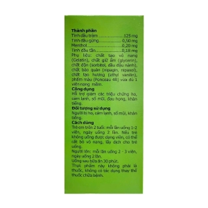 Esoca Plus Iso Abipha 10 vỉ x 10 viên - Hỗ trợ giảm các triệu chứng ho Esoca Plus Iso Abipha 10 vỉ x 10 viên - Hỗ trợ giảm các triệu chứng ho