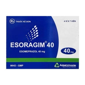 Esoragim 40 Agimexpharm 4 vỉ x 7 viên Esoragim 40 Agimexpharm 4 vỉ x 7 viên