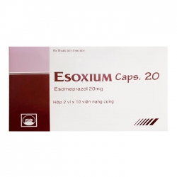 Esoxium Caps 20mg PMP 2 vỉ x 10 viên Esoxium Caps 20mg PMP 2 vỉ x 10 viên