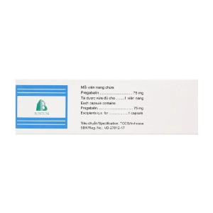 Essividine 75mg Boston Pharma 4 vỉ x 14 viên (Pregabalin)