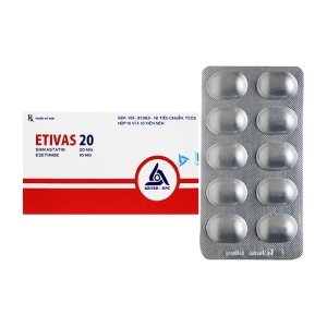 Etivas 20mg/10mg Meyer-BPC 10 vỉ x 10 viên Etivas 20mg/10mg Meyer-BPC 10 vỉ x 10 viên