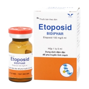 Etoposid 100mg/5ml Bidiphar 1 lọ (Etoposid)