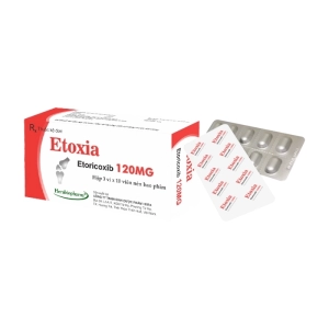 Etoxia 120mg Herabiopharm 3 vỉ x 10 viên (Etoricoxib)