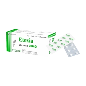 Etoxia 30mg Herabiopharm 3 vỉ x 10 viên (Etoricoxib)