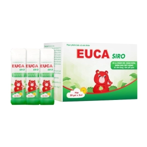 Euca Siro TV.Pharm 20 gói x 5ml - Hỗ trợ giảm ho, giảm đờm