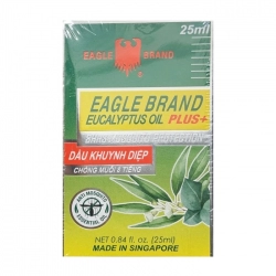Eucalyptus Oil Plus+ Eagle Brand 25ml - Dầu khuynh diệp con ó Eucalyptus Oil Plus+ Eagle Brand 25ml - Dầu khuynh diệp con ó