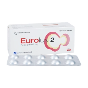 Eurolux-2 Davipharm 6 vỉ x 10 viên (Repaglinid)