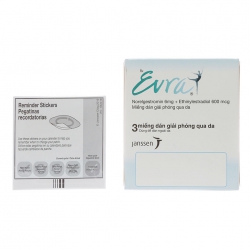 Miếng dán tránh thai Evra, Hộp 3 miếng