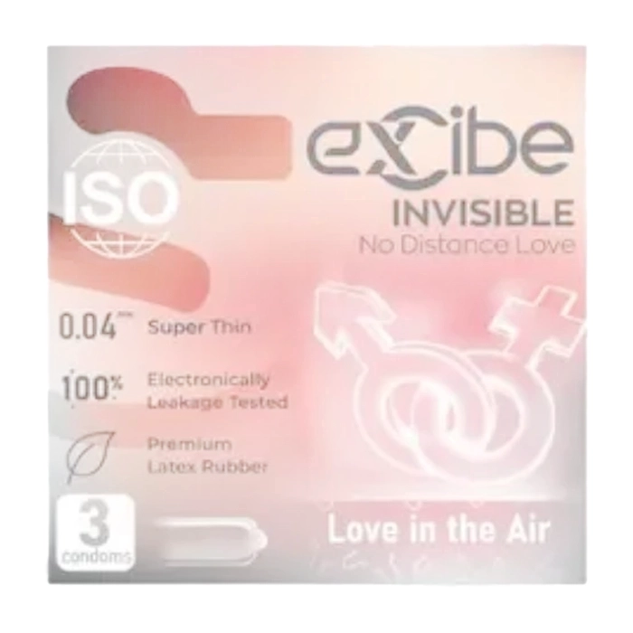 Excibe Invisible 3 cái - Bao cao su