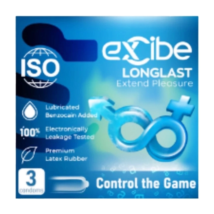 Excibe Longlast 3 cái - Bao cao su