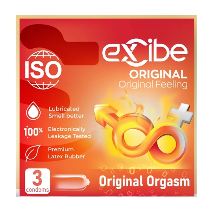 Excibe Original 3 cái - Bao cao su