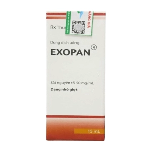Exopan 50mg Hà Nam 15ml (Sắt(II) fumarate)