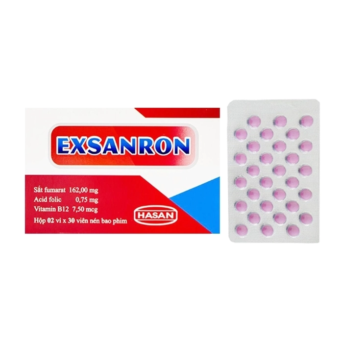 Exsanron Hasan 2 vỉ x 30 viên