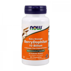 Extra Strength BerryDophilus 10 Billion Now 50 viên - Viên uống bổ sung lợi khuẩn hỗ trợ tiêu hóa Extra Strength BerryDophilus 10 Billion Now 50 viên - Viên uống bổ sung lợi khuẩn hỗ trợ tiêu hóa