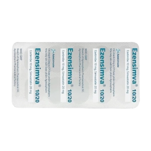Ezensimva 10/20 Agimexpharm 3 vỉ x 10 viên Ezensimva 10/20 Agimexpharm 3 vỉ x 10 viên