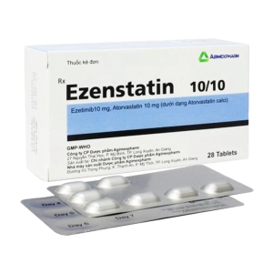 Ezenstatin 10/10 Agimexpharm 4 vỉ x 7 viên Ezenstatin 10/10 Agimexpharm 4 vỉ x 7 viên