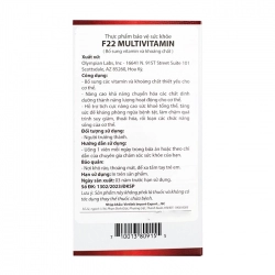 F22 Multivitamin Olympian Labs 60 viên - Bổ sung vitamin và khoáng chất F22 Multivitamin Olympian Labs 60 viên - Bổ sung vitamin và khoáng chất