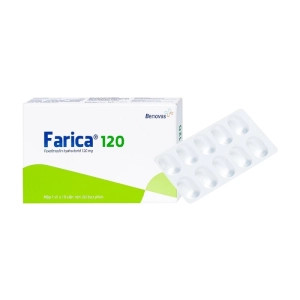 Farica 120 Pharimexco 1 vỉ x 10 viên (Fexofenadin hydroclorid)