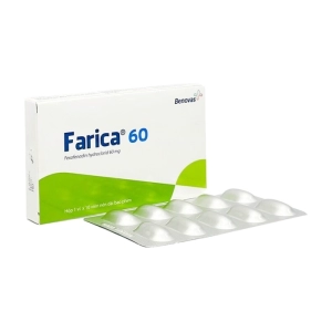 Farica 60 Pharimexco 1 vỉ x 10 viên (Fexofenadin hydroclorid)