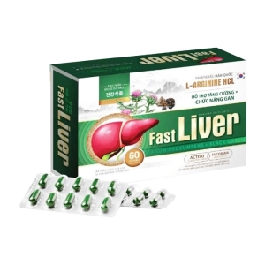Fast Liver Dược Đức 6 vỉ x 10 viên - Hỗ trợ mát gan, giải độc gan