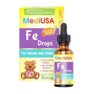 Fe Drops MediUSA 30ml - Giúp bổ sung sắt cho trẻ