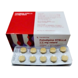 Felodipine Stella 2.5mg Retard 10 vỉ x 10 viên (Felodipine)