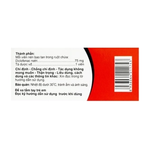 Fenagi 75 Agimexpharm 10 vỉ x 10 viên Fenagi 75 Agimexpharm 10 vỉ x 10 viên