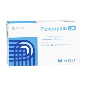 Fencopain 100 Stellapharm 3 vỉ x 10 viên (Flurbiprofen)