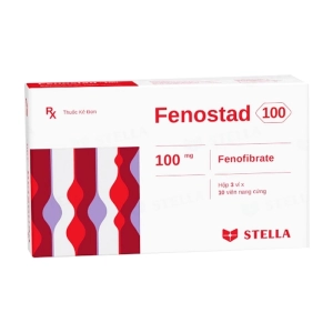 Fenostad 100 Stellapharm 3 vỉ x 10 viên (Fenofibrate)