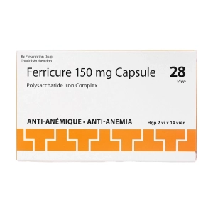 Ferricure 150mg Trenker 2 vỉ x 14 viên Ferricure 150mg Trenker 2 vỉ x 14 viên