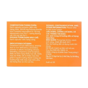 Ferricure 150mg Trenker 2 vỉ x 14 viên Ferricure 150mg Trenker 2 vỉ x 14 viên