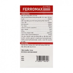 Ferromax Extra Vinaphar 10 vỉ x 10 viên Ferromax Extra Vinaphar 10 vỉ x 10 viên