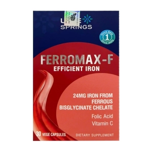 Ferromax- F Life Springs 30 viên - Bổ sung sắt, axit folic cho cơ thể