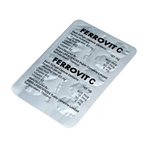 Ferrovit C Mega We care 3 vỉ x 10 viên - Hỗ trợ giảm nguy cơ thiếu sắt, thiếu máu