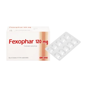 Fexophar 120mg TV.Pharm 5 vỉ x 10 viên (Fexofenadin hydroclorid)