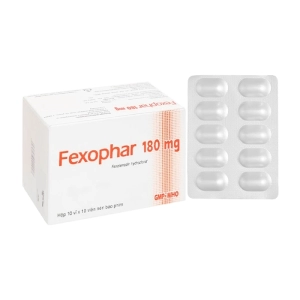 Fexophar 180mg TV.Pharm 10 vỉ x 10 viên (Fexofenadin hydroclorid)