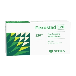 Fexostad 120 Stellapharm 1 vỉ x 10 viên Fexostad 120 Stellapharm 1 vỉ x 10 viên