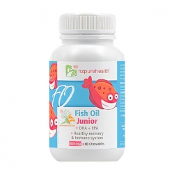 Fish Oil Junior NZPurehealth 60 viên - Viên uống dầu cá