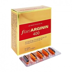 Fizez Arginin 400 Medipharco 12 vỉ x 5 viên - Viên uống bổ gan Fizez Arginin 400 Medipharco 12 vỉ x 5 viên - Viên uống bổ gan