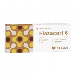 Flazacort 6 Stellapharm 2 vỉ x 10 viên