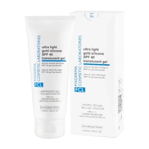 Gel chống nắng FLC Ultra Light Gold Silicone SPF 40 Translucent Gel 50ml Gel chống nắng FLC Ultra Light Gold Silicone SPF 40 Translucent Gel 50ml