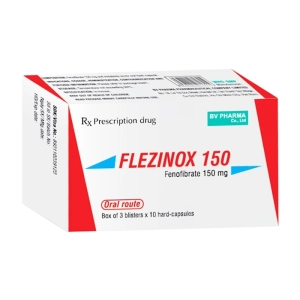 Flezinox 150 BV Pharma 3 vỉ x 10 viên (Fenofibrate)