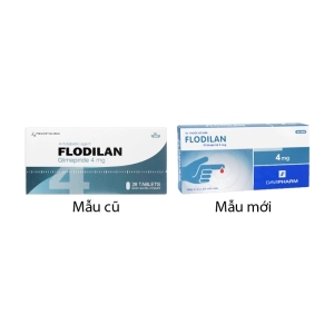 Flodilan 4mg Davipharm 2 vỉ x 14 viên (Glimepiride)