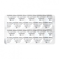 Floxaval 500mg Delorbis 1 vỉ x 10 viên