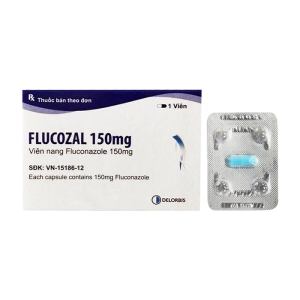 Flucozal 150mg Delorbis 1 vỉ x 1 viên (Fluconazole)