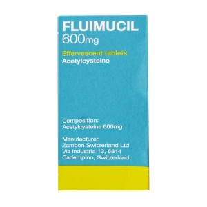 Fluimucil 600mg Zambon 5 vỉ x 2 viên (Acetylcysteine)
