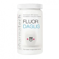 Fluor Daglig Pharmatech 300 viên - Viên ngậm bảo vệ sức khỏe răng miệng Fluor Daglig Pharmatech 300 viên - Viên ngậm bảo vệ sức khỏe răng miệng